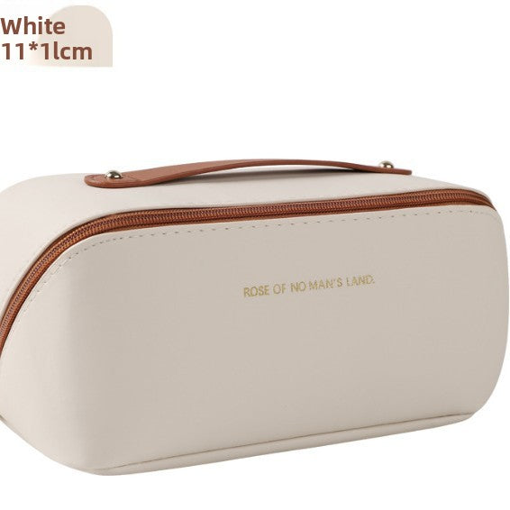 Portable makeup bag and toiletry organizer bag